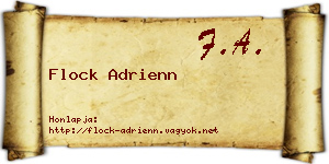 Flock Adrienn névjegykártya