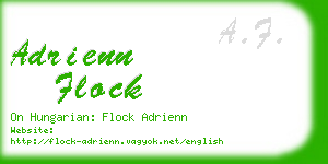 adrienn flock business card